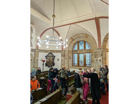 Krippenandacht mit Segnung der Kinder (Foto: Georg Smolarczyk)